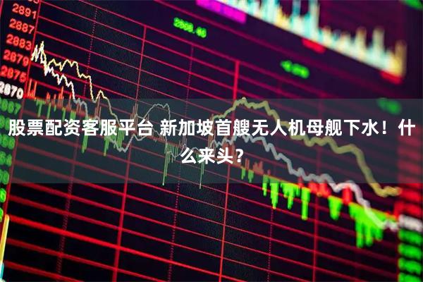 股票配资客服平台 新加坡首艘无人机母舰下水！什么来头？